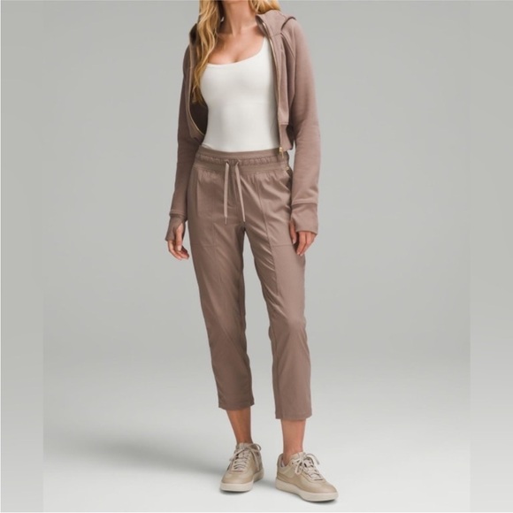 lululemon athletica Pants - Lululemon Dance Studio MR Crop Pants 4 Taupetastic